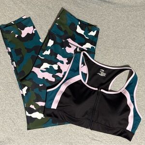 Fila Sport Bra & Legging Set Size XXL
